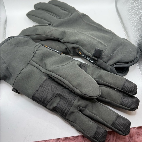 Manzella Gray Insulated Gloves - Picture 1 of 3